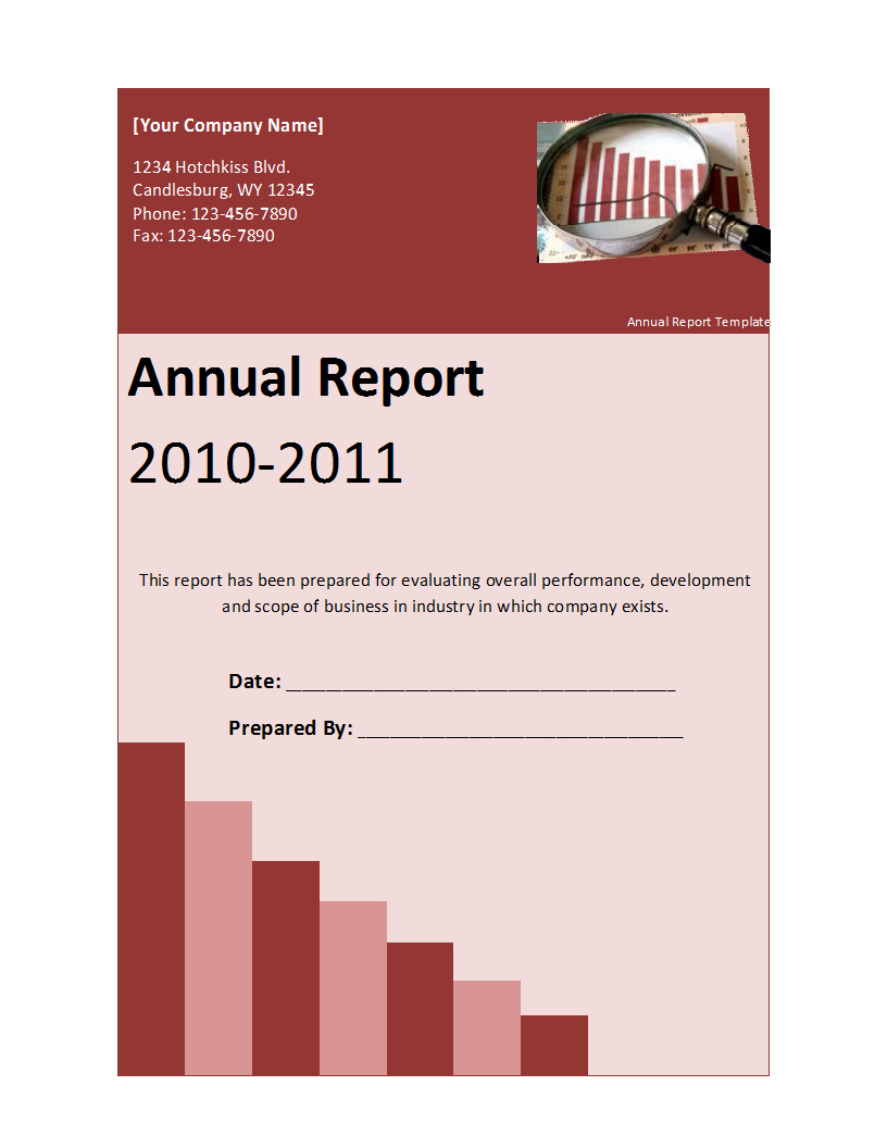 Annual Report Template Regarding Summary Annual Report Template
