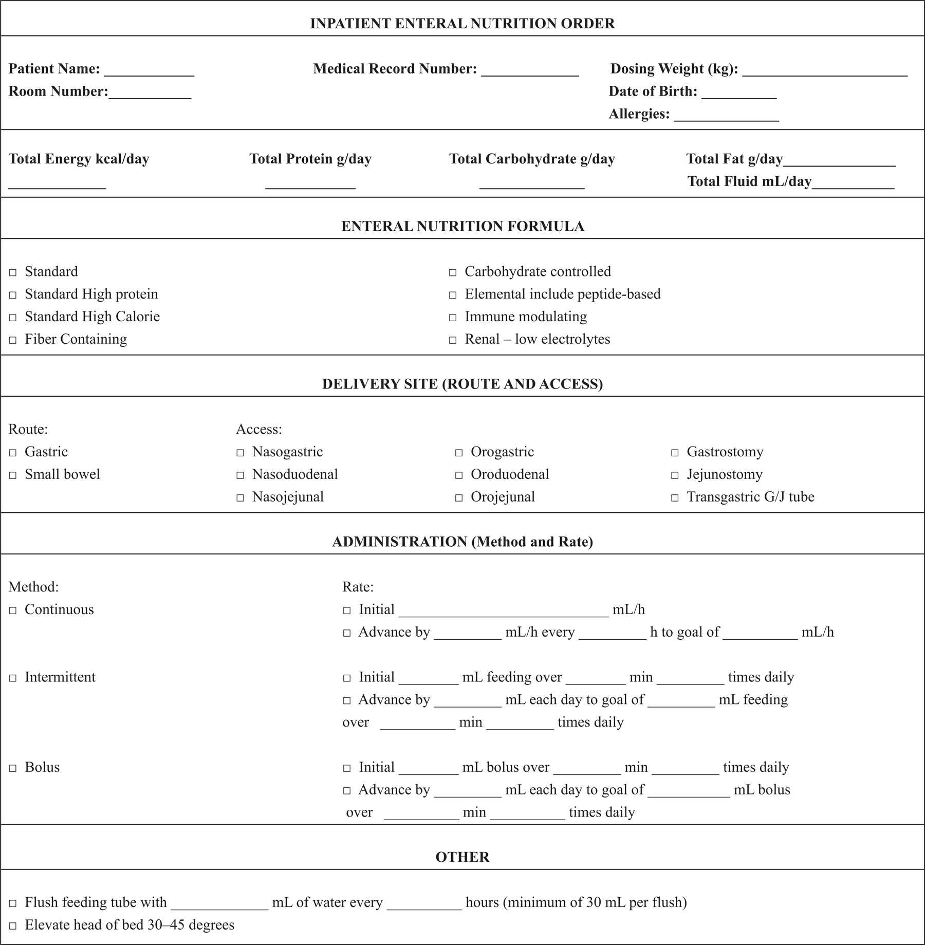 Aspen Safe Practices For Enteral Nutrition Therapy For Hurt Feelings Report Template
