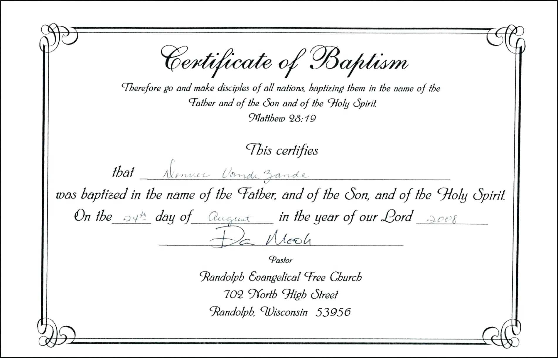 Baby Christening Certificate Template – Great Sample Templates Regarding Baptism Certificate Template Word