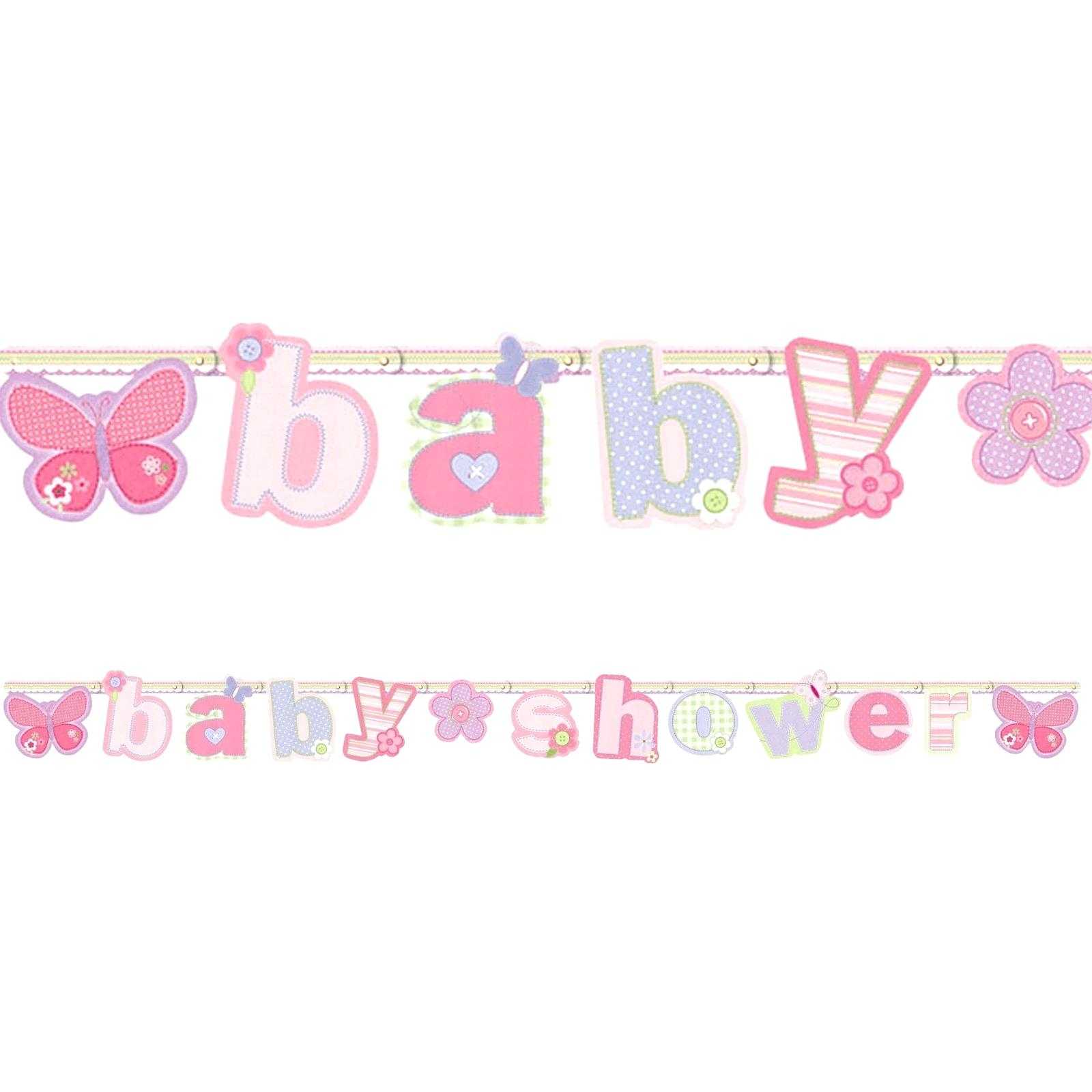 Baby Shower Banner Template Free | Handmade | Zblogowani Regarding Free Bridal Shower Banner Template