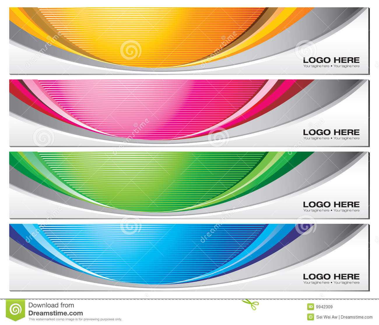 Banner Templates Stock Vector. Illustration Of Cool Inside Free Online Banner Templates