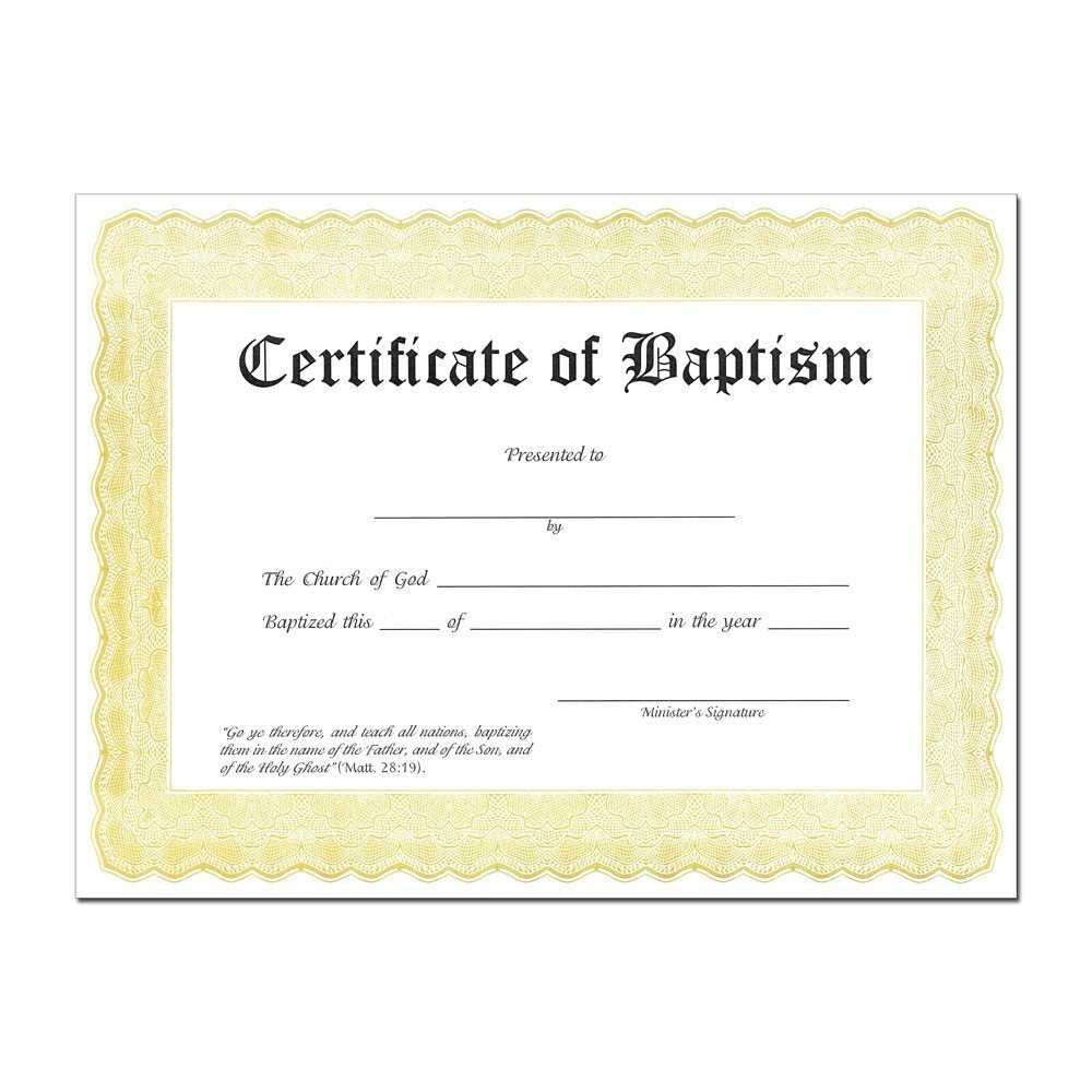 Baptism Certificate – Karati.ald2014 Pertaining To Baptism Certificate Template Word