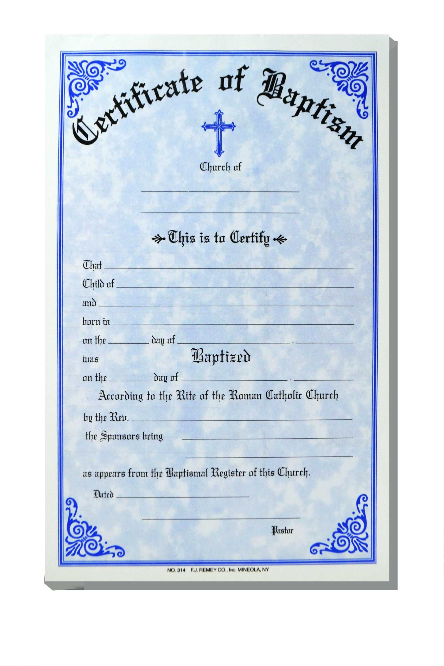 Baptism Certificate Template Word – Heartwork Regarding Baptism Certificate Template Word