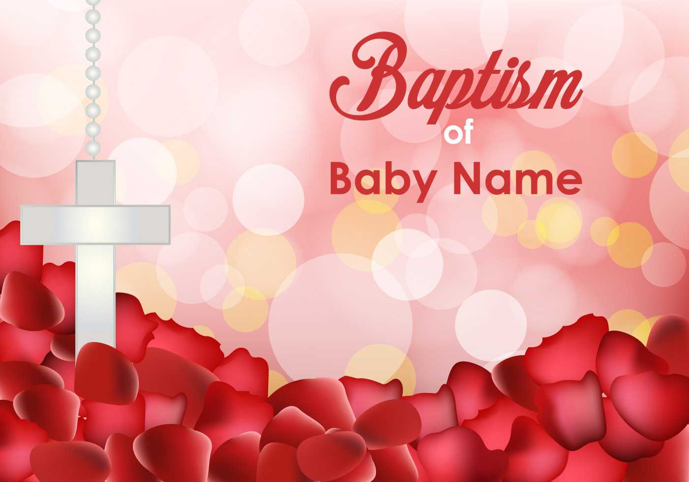 Baptism Invitation Templates – Download Free Vectors Pertaining To Christening Banner Template Free