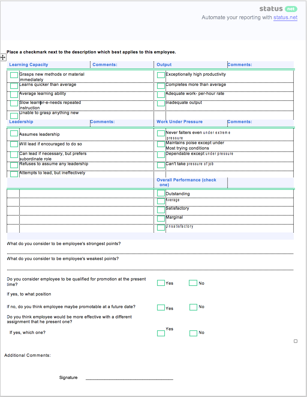 Best Progress Report: How To's + Free Samples [The Complete Inside Staff Progress Report Template