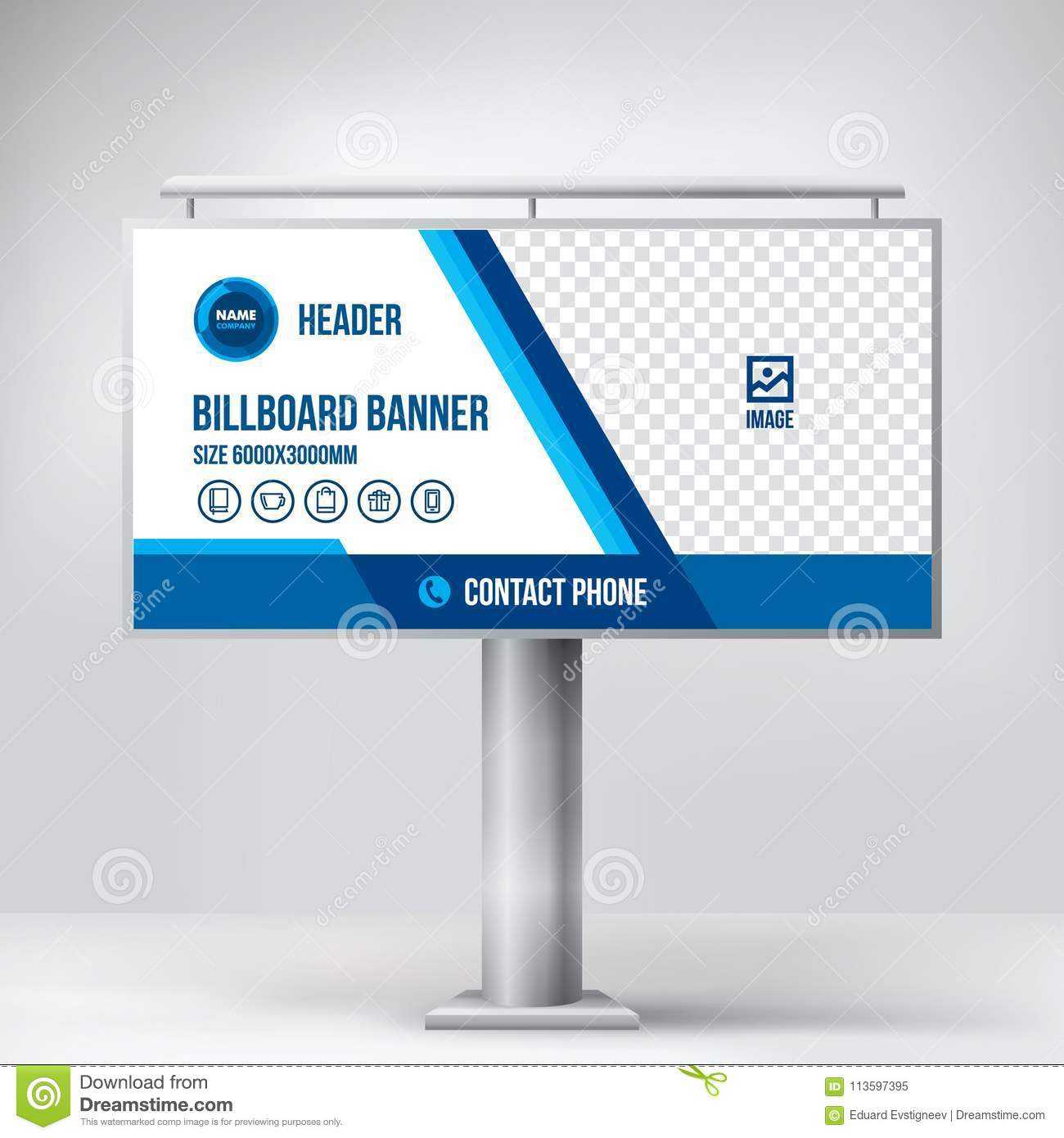 Billboard Design, Template Banner For Outdoor Advertising With Outdoor Banner Design Templates