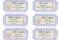 Birthday Coupon Book Template - Karati.ald2014 inside Coupon Book Template Word