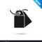 Black Blank Label Template Price Tag Icon With Blank Luggage Tag Template