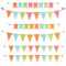 Blank Banner, Bunting Or Swag Templates For Scrapbooking Parties,.. Pertaining To Free Blank Banner Templates