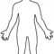 Blank Body Clipart Within Blank Body Map Template