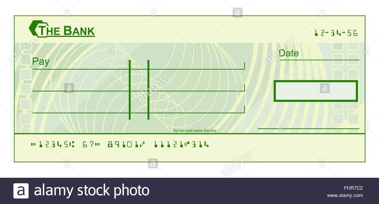 Blank Cheque Stock Photos & Blank Cheque Stock Images – Alamy In Blank Cheque Template Uk