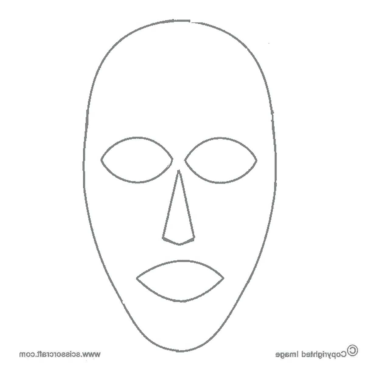 Blank Face Sketch At Paintingvalley | Explore Collection In Blank Face Template Preschool
