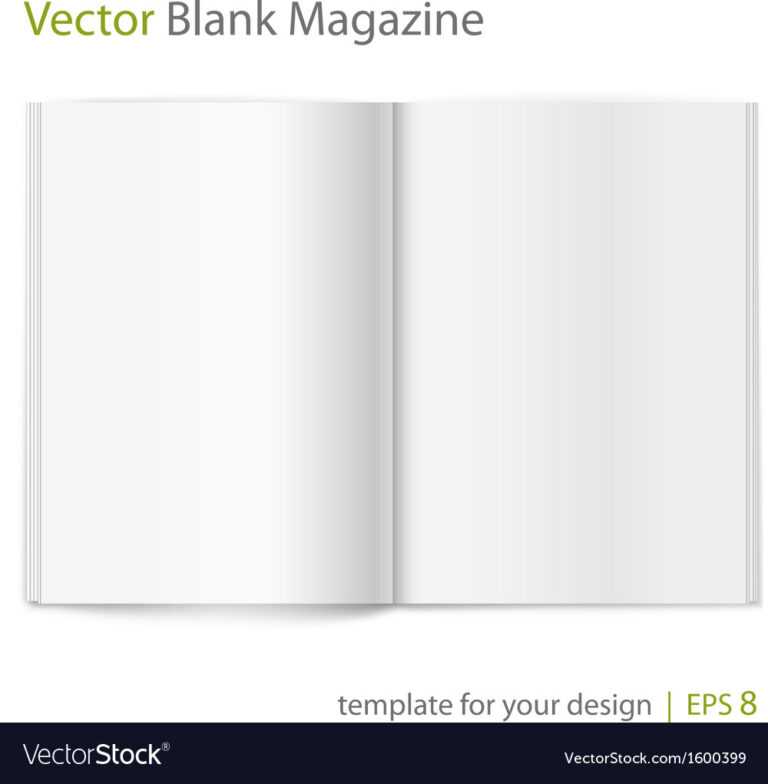 Image 6 for Blank Magazine Template Psd