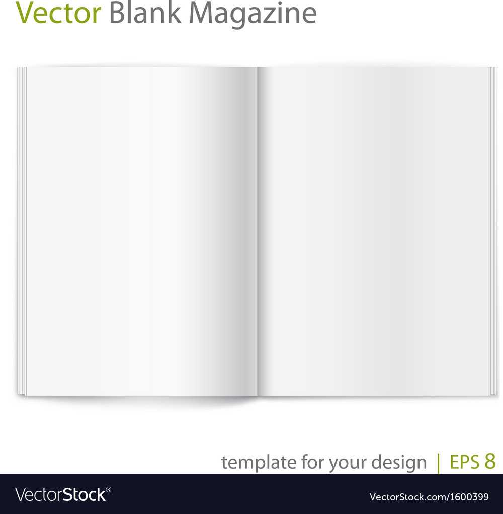 Blank Magazine Template – Barati.ald2014 Within Blank Magazine Template Psd
