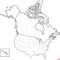 Blank Printable Map Of The United States And Canada Blank Throughout Blank Template Of The United States