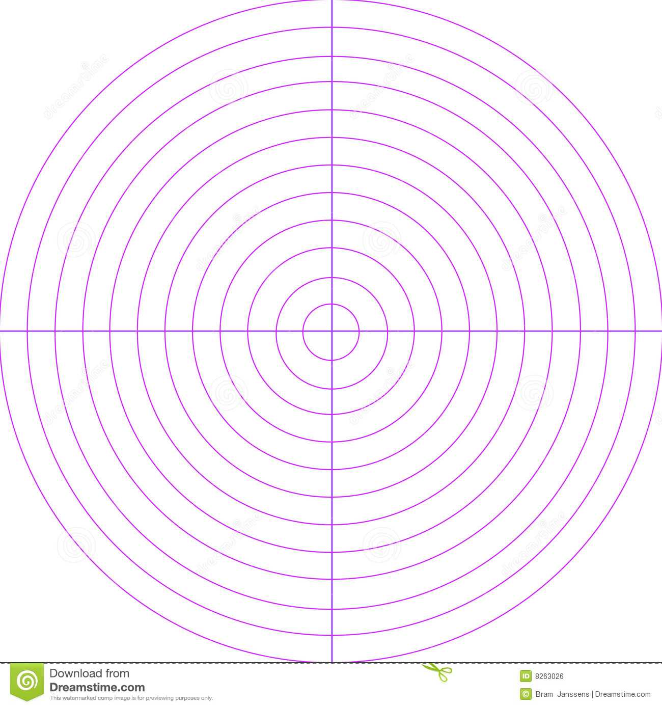 Blank Radar Screen Stock Illustration. Illustration Of For Blank Radar Chart Template