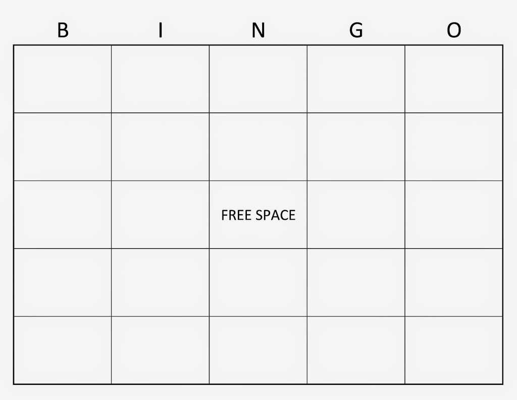 Blank Sight Word Bingo Template – Gutjop Within Blank Bingo Card Template Microsoft Word