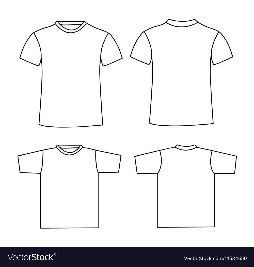 Blank T Shirt Template Front And Back Regarding Blank Tshirt Template Pdf