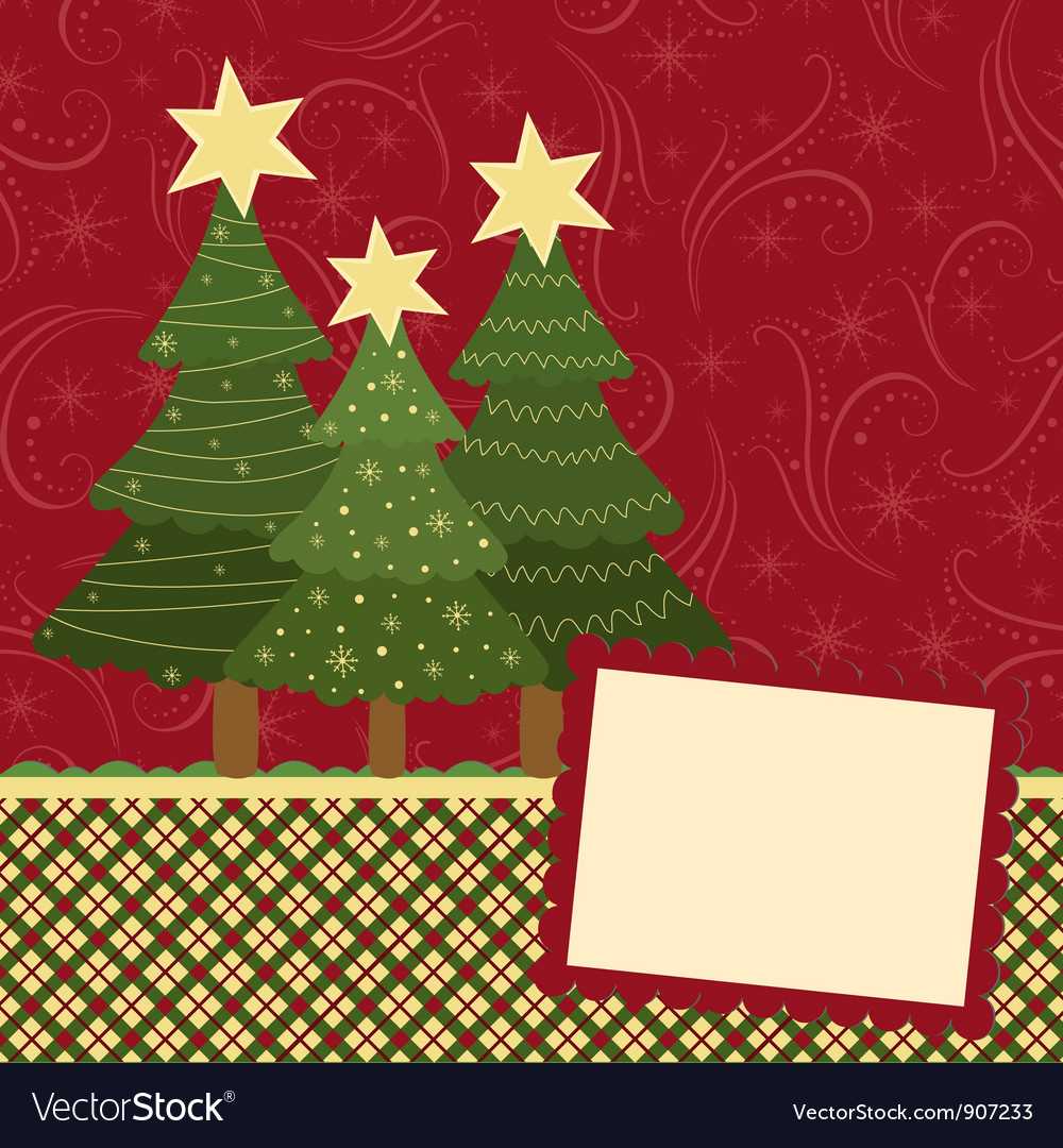 Blank Template For Christmas Greetings Card Throughout Blank Christmas Card Templates Free