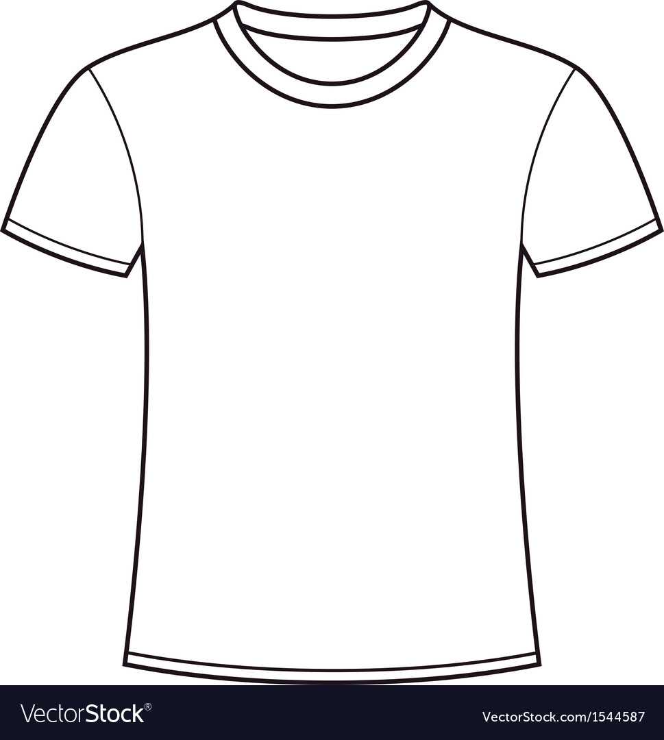 Blank White T Shirt Template Intended For Blank T Shirt Outline Template