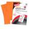 Blanks Usa Hunters Orange Jumbo Door Hangers – 8 1/2 X 11 In 65 Lb Cover  Pre Cut 50 Per Package Within Blanks Usa Templates