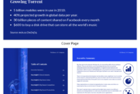 Blue Tech Mckinsey Consulting Report Template with Mckinsey Consulting Report Template