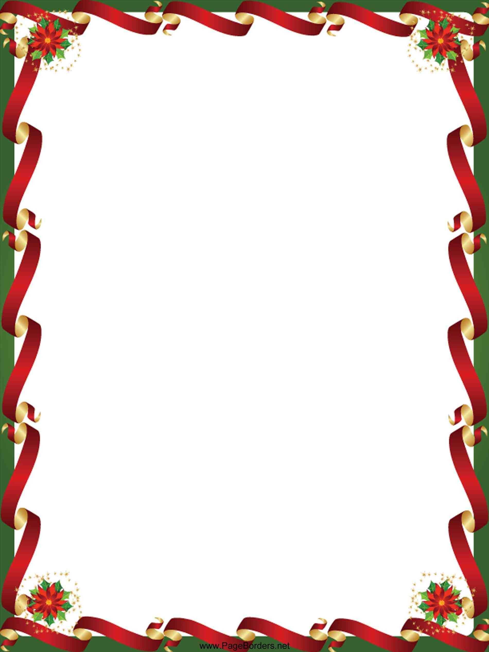 Border Clipart Downloadable Free Christmas Border Templates With Regard To Christmas Border Word Template