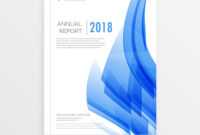 Business Annual Report Cover Page Template In A4 with Cover Page For Annual Report Template
