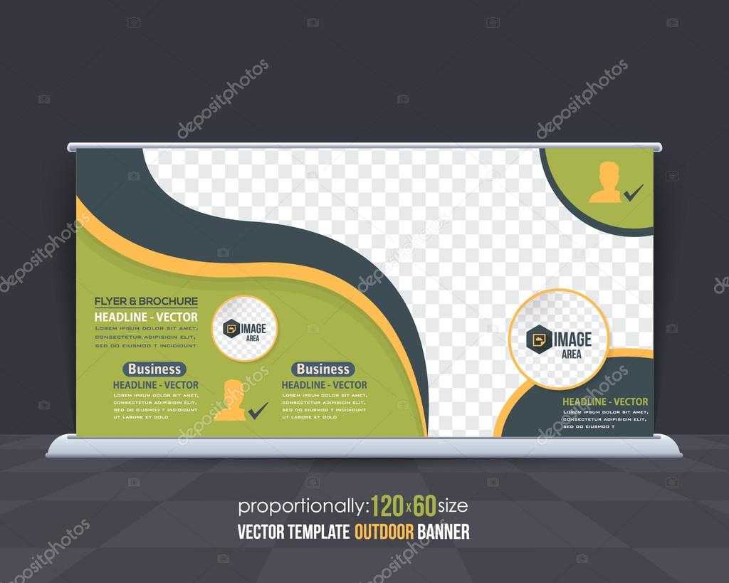 Business Theme Outdoor Banner Design, Advertising Vector Regarding Outdoor Banner Design Templates