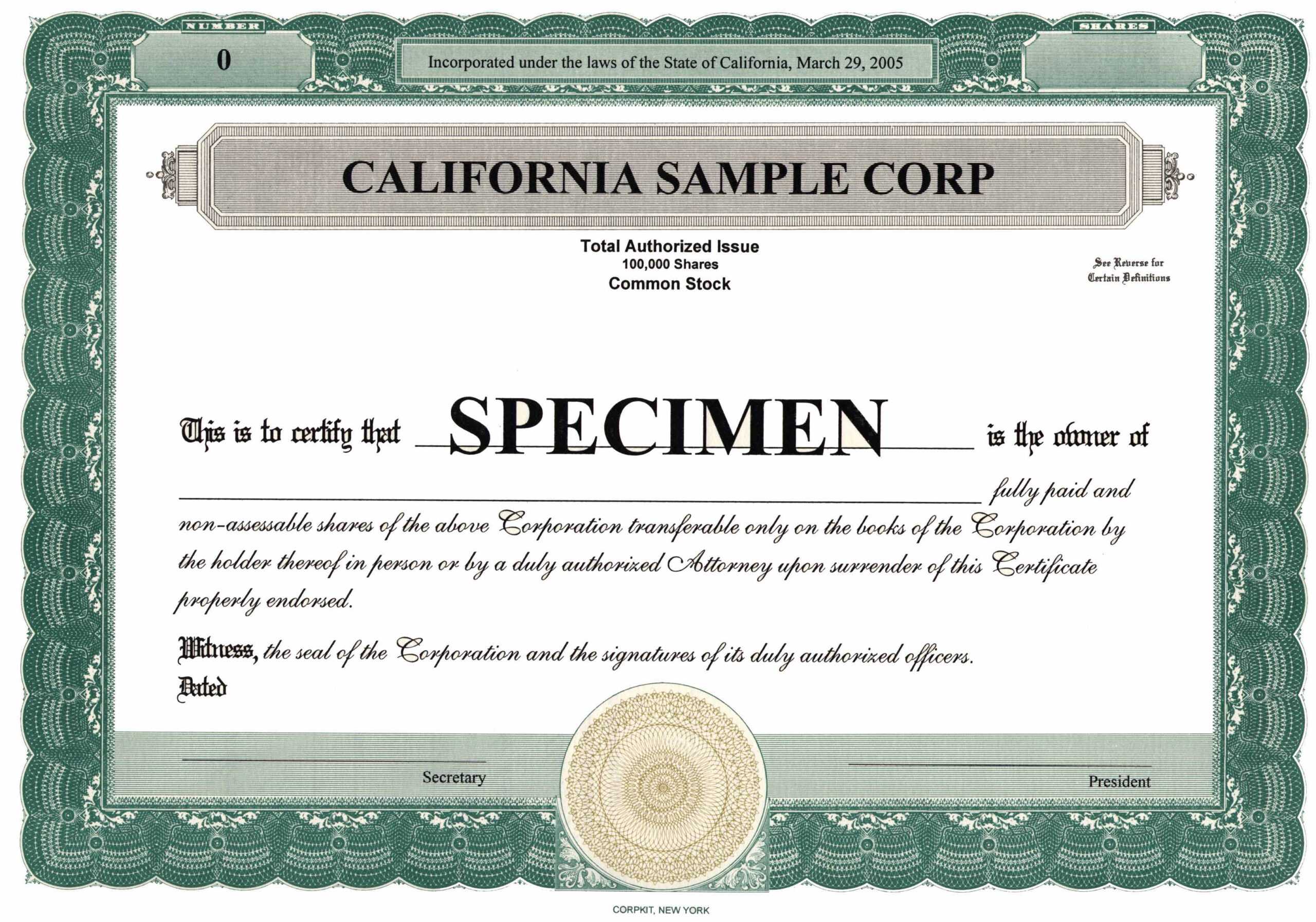 Certificate Clipart Share Certificate, Certificate Share With Blank Share Certificate Template Free