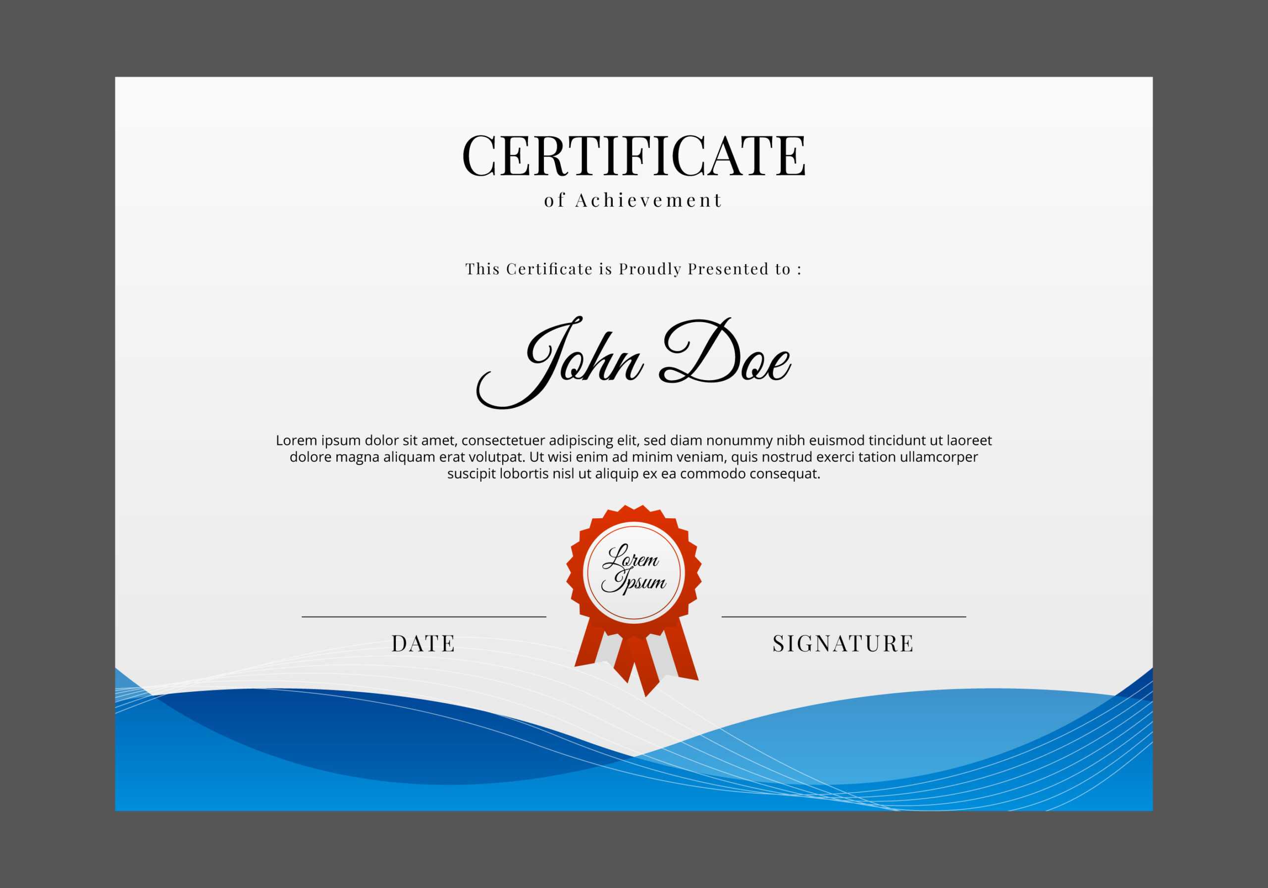 Certificate Templates, Free Certificate Designs Throughout Professional Certificate Templates For Word