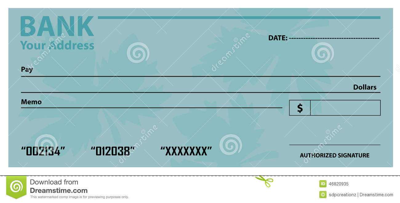 Cheque Template Download – Karan.ald2014 Inside Large Blank Cheque Template