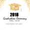 Class Of 2018 Graduation Ceremony Banner Throughout Graduation Banner Template