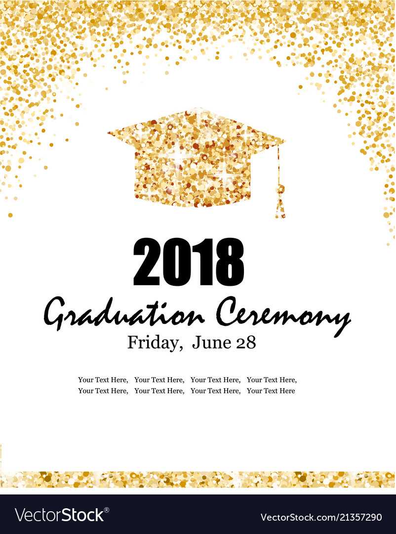 Class Of 2018 Graduation Ceremony Banner Throughout Graduation Banner Template