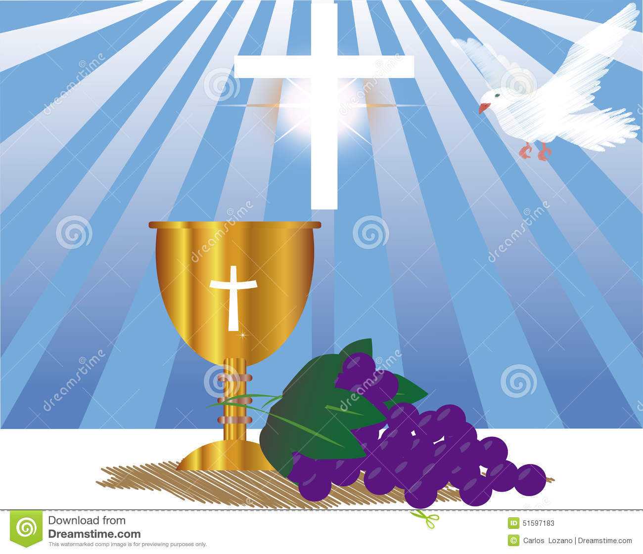 Communion Card Template Stock Illustration. Illustration Of Regarding First Holy Communion Banner Templates