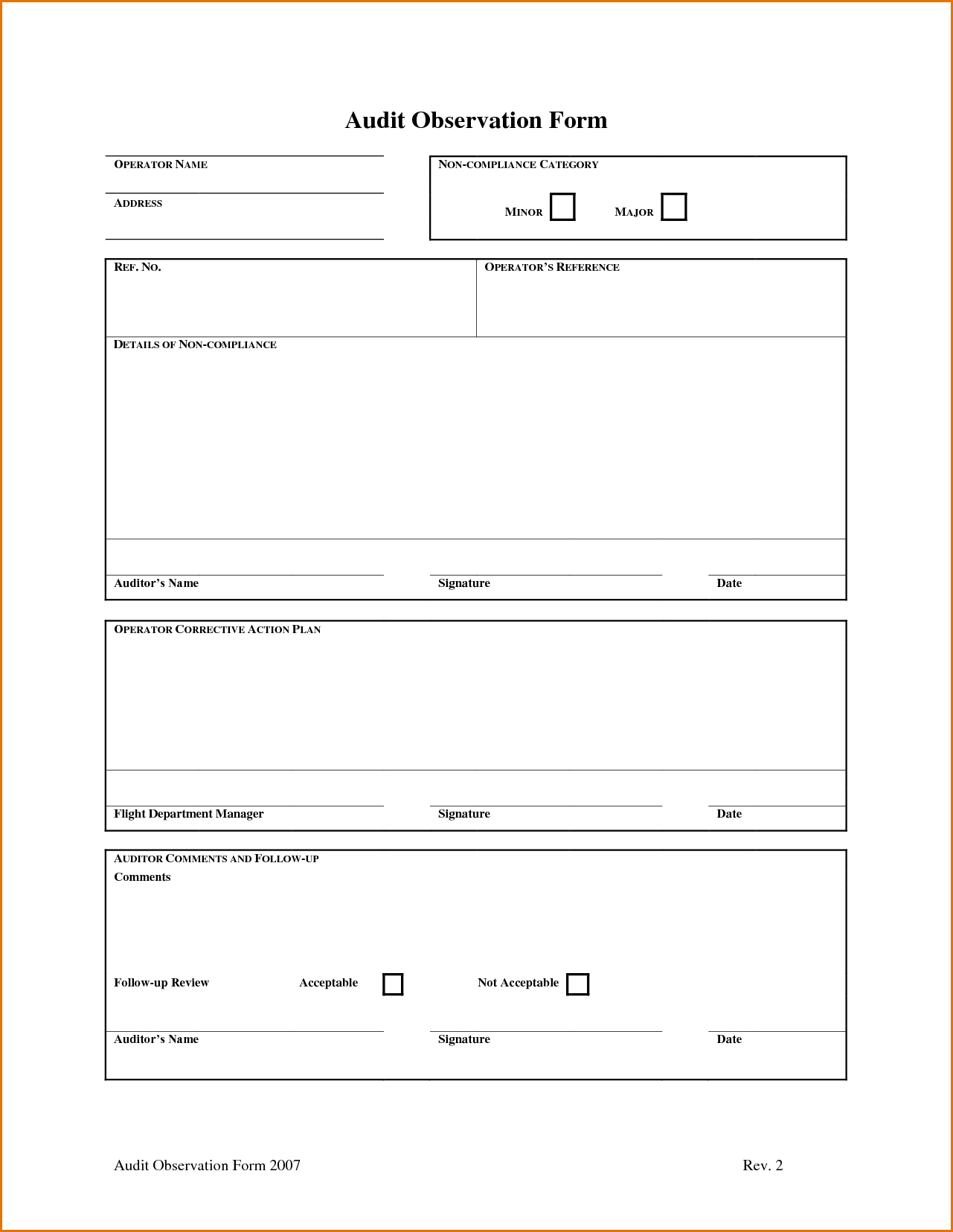 Compliance Audit Report Sample And Audit Report Template Intended For It Audit Report Template Word
