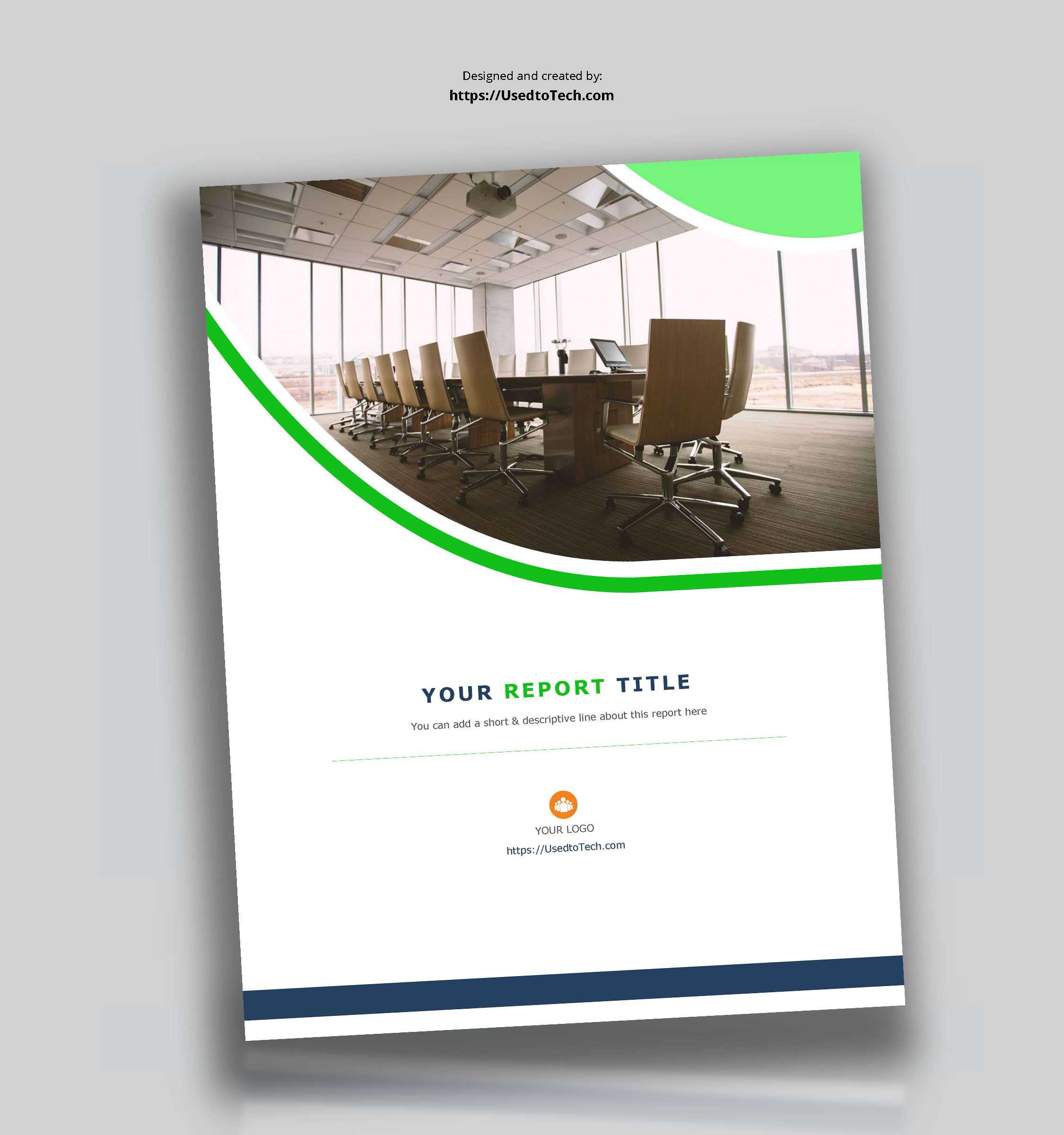 Corporate Report Design Template In Microsoft Word – Used To Throughout It Report Template For Word