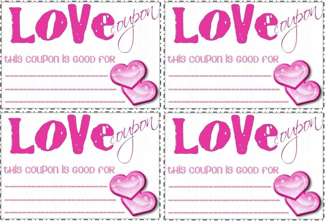 Coupon Book For Him Gift Boyfriend Gifts Men Love Template Throughout Blank Coupon Template Printable