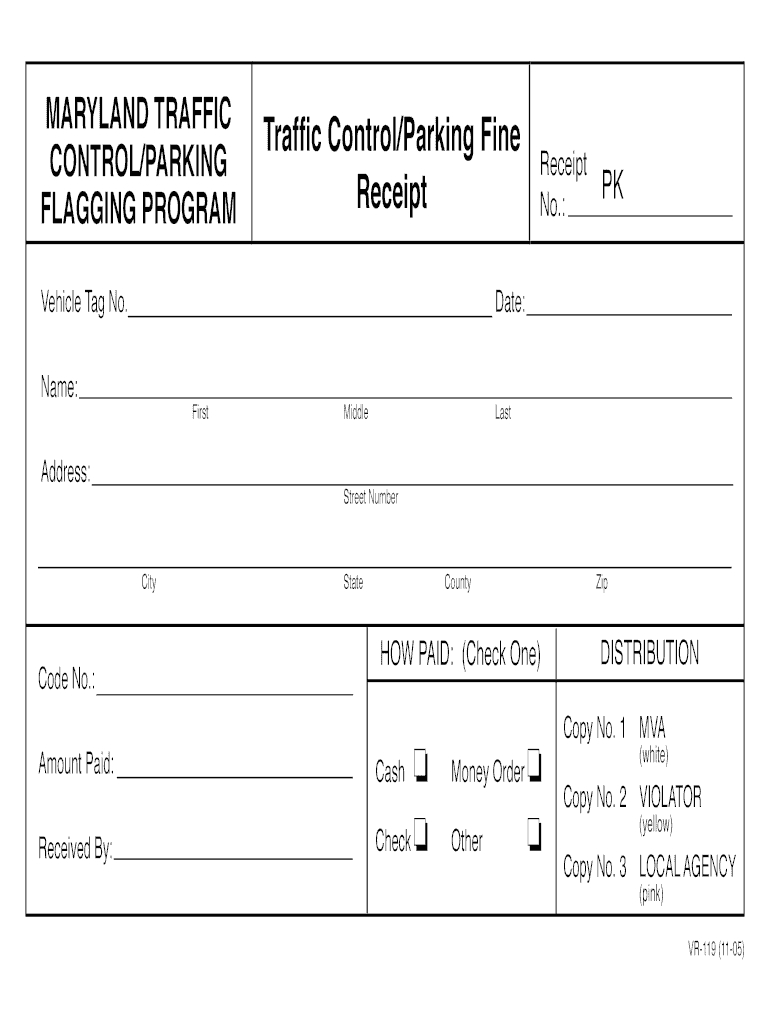 Court Payment Receipt Template – Fill Online, Printable With Blank Parking Ticket Template