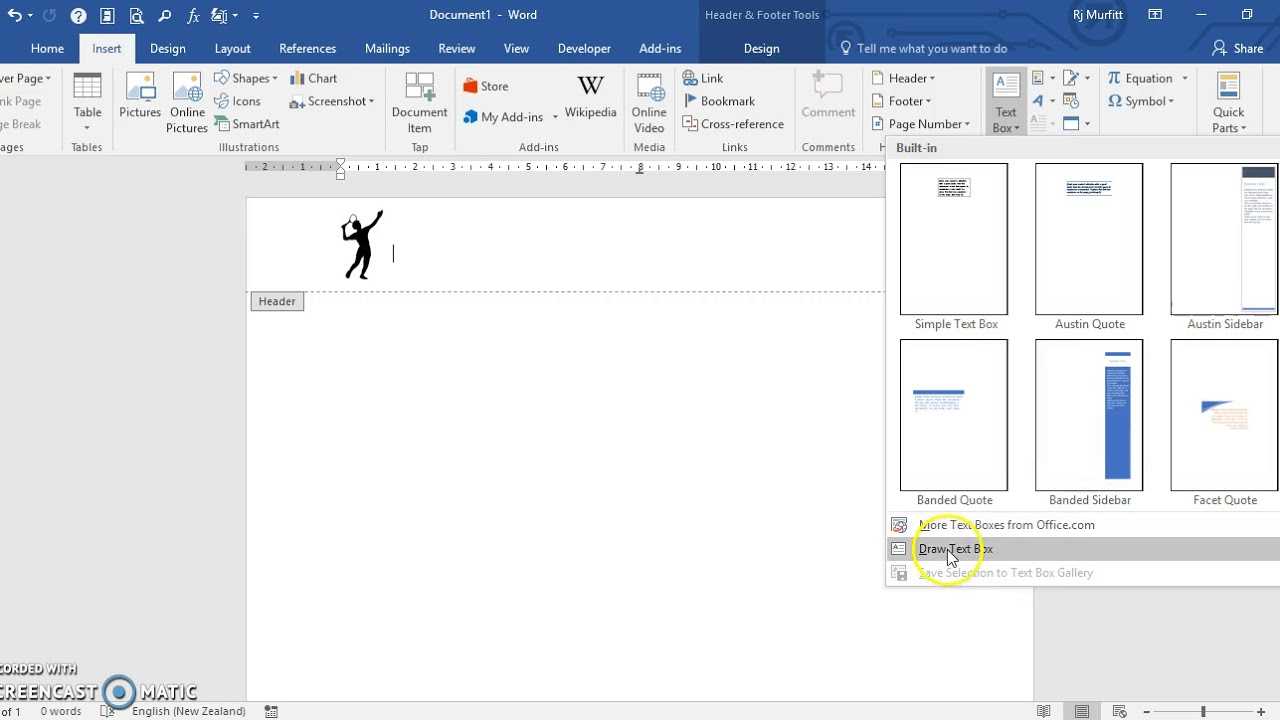Create A Letterhead Template In Microsoft Word 2016 In How To Save A Template In Word