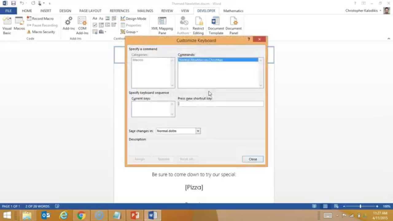 Creating A Macro Enabled Template In Word With Regard To How To Save A Template In Word