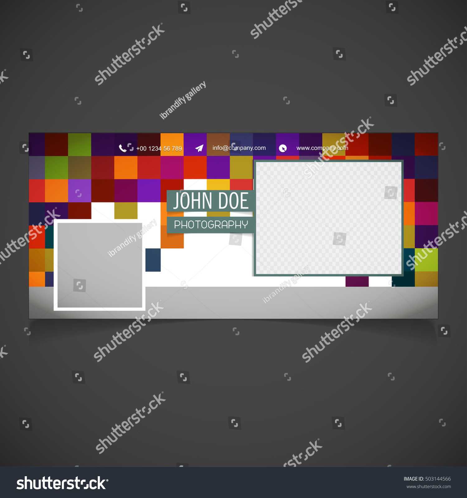 Creative Photography Banner Template Place Image Stock With Photography Banner Template