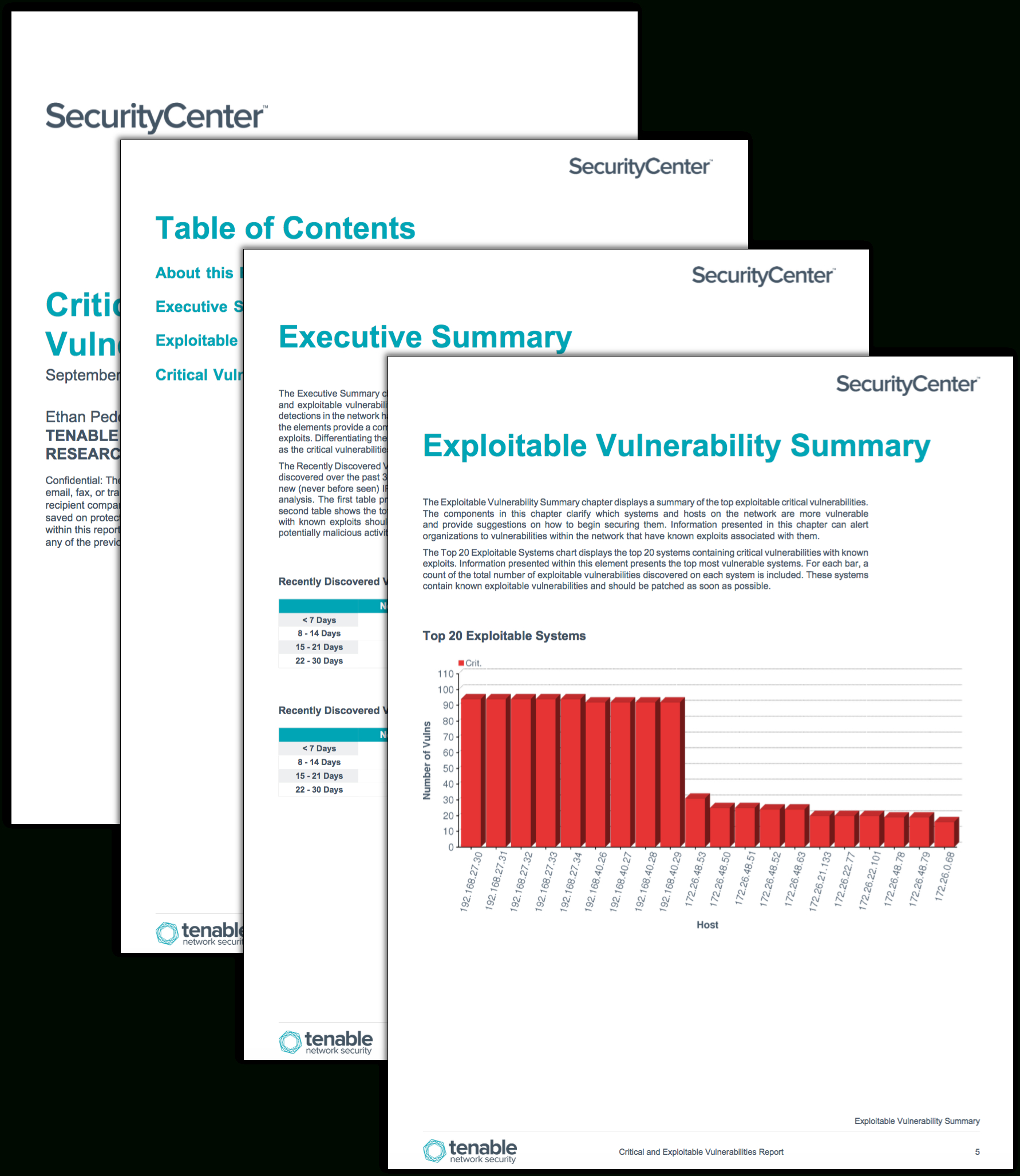 Critical And Exploitable Vulnerabilities Report – Sc Report With Regard To Nessus Report Templates