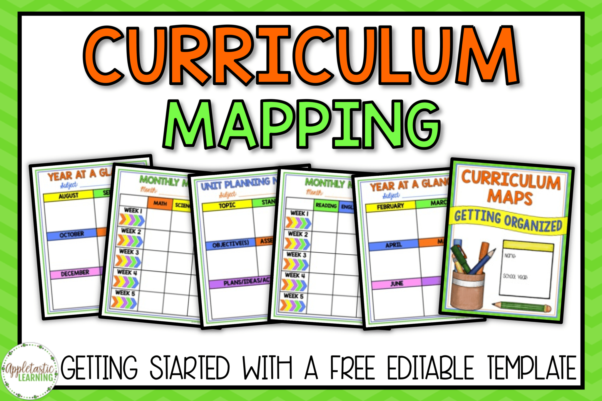 Blank Curriculum Map Template Professional Plan Templates