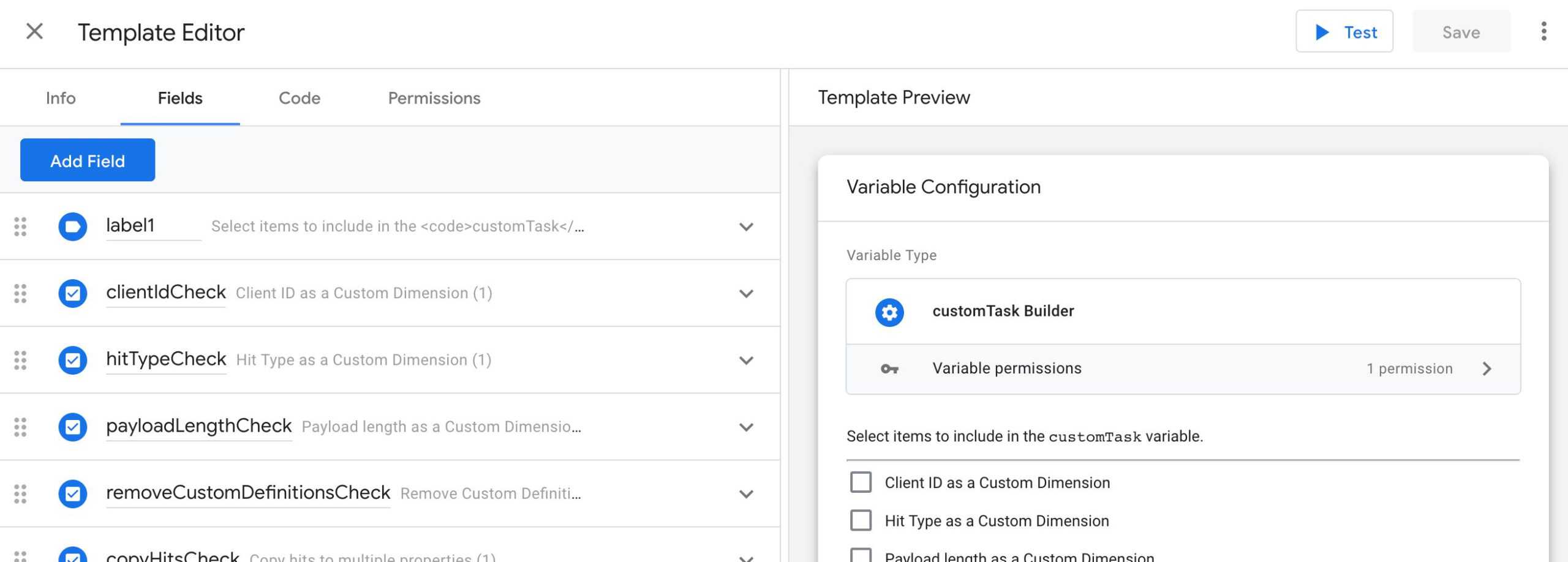 Custom Templates Guide For Google Tag Manager | Simo Ahava's In Words Their Way Blank Sort Template