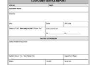 Customer Service Report Template – Excel Word Templates with regard to Customer Contact Report Template