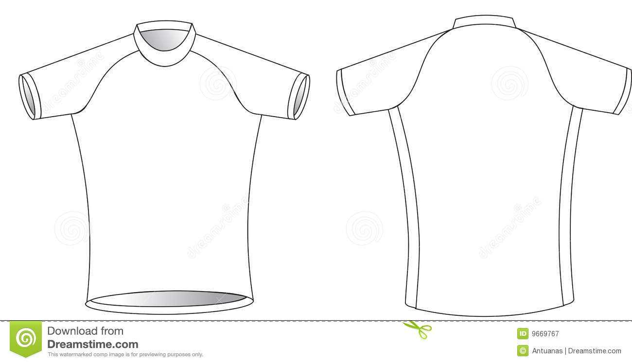 Cycling Jersey Stock Vector. Illustration Of Shirt, Clothing With Regard To Blank Cycling Jersey Template
