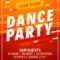 Dance Party Disco Flyer Poster Music Event Banner Within Event Banner Template