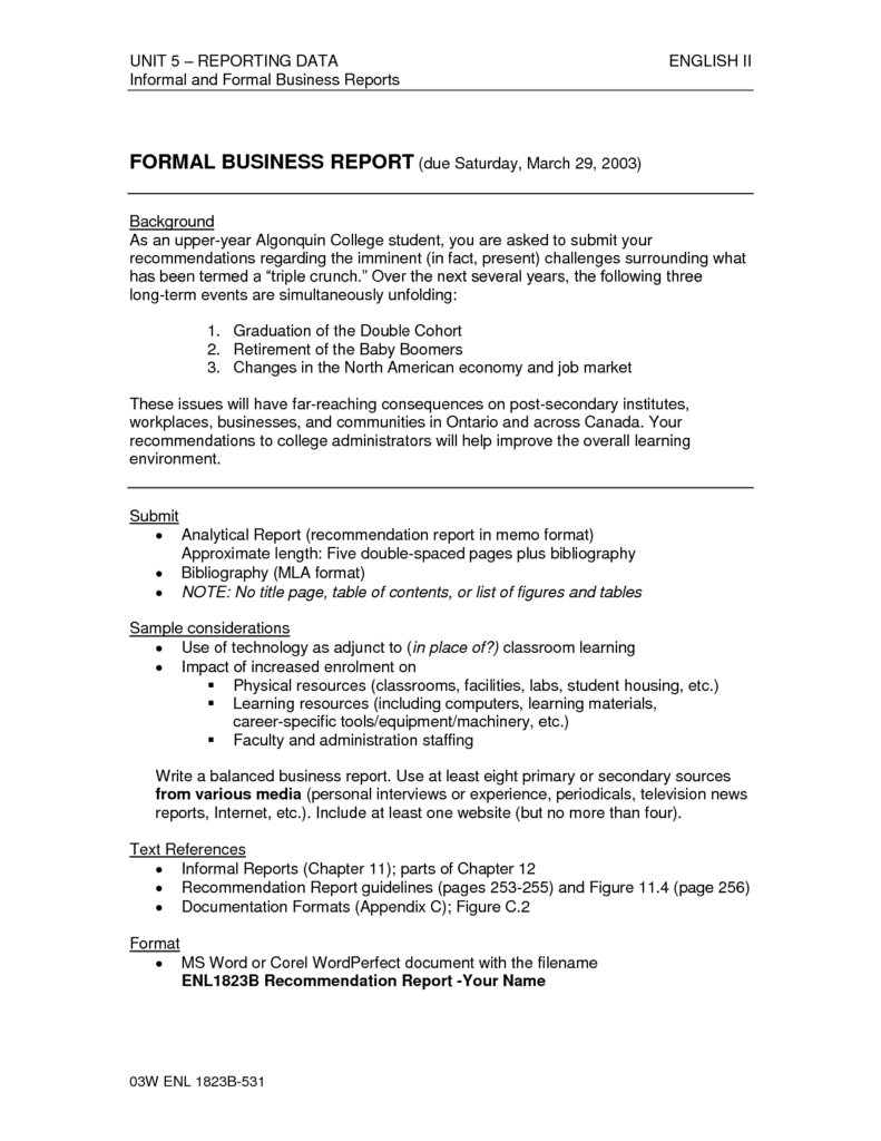 Data Analysis Report Template And Data Analysis Report Pdf Inside Analytical Report Template