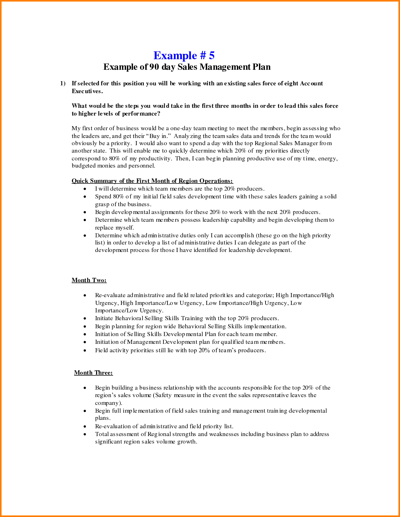 Day Business An Template Word 30 60 90 Plan Example Within 30 60 90 Day Plan Template Word